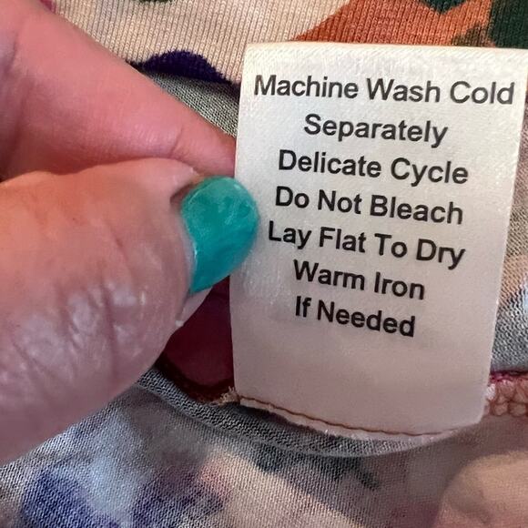 CAbi Everybody Luxe Hydrangea Floral Print Midi Dress Size S - Picture 8 of 13